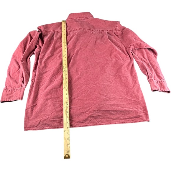 Columbia Vertex Men's XL Red Fishing Shirt Long Sleeve Zip Chest Pockets - Picture 6 of 8